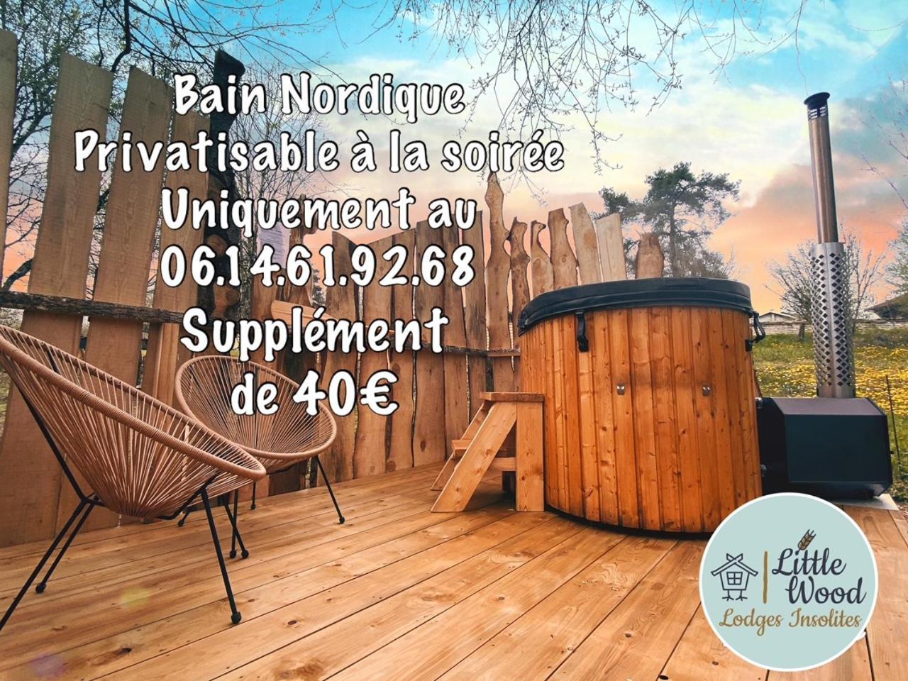 Little Wood Lodges Insolites Bailly-aux-Forges Ngoại thất bức ảnh